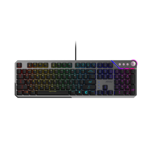MSI STRIKE 600 - CLAVIER GAMING - SILENT SWITCHES - ERGONOMIC KEYCAPS - MYSTIC - USB 2.0 - BLACK – Image 3