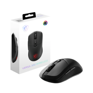 MSI VERSA 300 - SOURIS SANS FIL - 8000 DPI - 1000 HZ - 6 BOUTONS - LATENCE 1MS - RGB - BLACK
