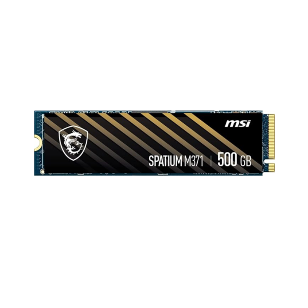 MSI SPATIUM M371 500Go - SSD NVMe M.2 Gen3x4 - 2000 Mo/s - 480TBW - NAND 3D - BLACK – Image 2