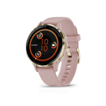 GARMIN VENU 3S SMARTWATCH - BLUETOOTH - WI-FI - AMOLED - SPORT & FITNESSE - ACIER - SILICONE - GOLD