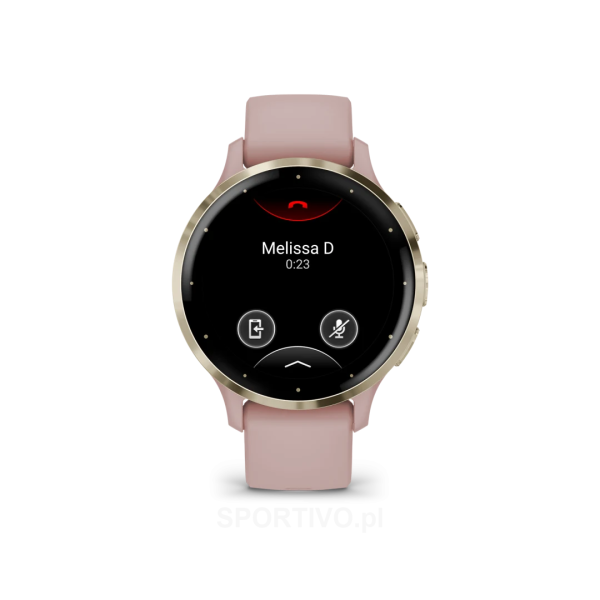 GARMIN VENU 3S SMARTWATCH - BLUETOOTH - WI-FI - AMOLED - SPORT & FITNESSE - ACIER - SILICONE - GOLD – Image 3