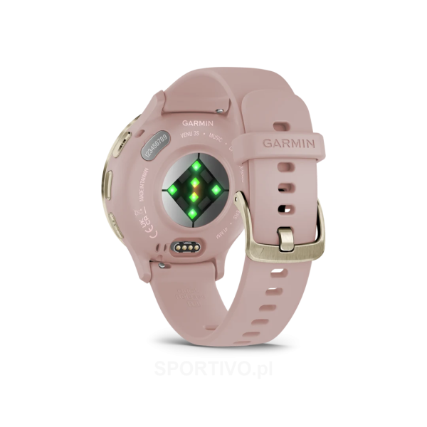 GARMIN VENU 3S SMARTWATCH - BLUETOOTH - WI-FI - AMOLED - SPORT & FITNESSE - ACIER - SILICONE - GOLD – Image 8