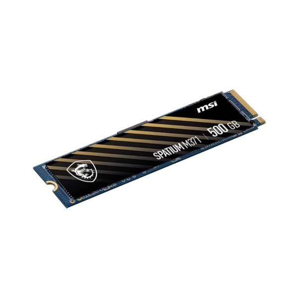 MSI SPATIUM M371 500Go - SSD NVMe M.2 Gen3x4 - 2000 Mo/s - 480TBW - NAND 3D - BLACK – Image 5