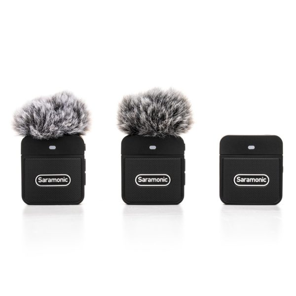 SARAMONIC BLINK100 B2 - MICROPHONE SANS FIL - ULTRA COMPACT - 2TX + 1RX -DUAL CHANEL -2.4GHZ -BLACK