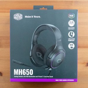 COOLER MASTER MH650 - CASQUE-MICRO FILAIRE -GAMING -CIRCUMAURAL - VIRTUEL 7.1 -FLEXIBLE - USB - RGB
