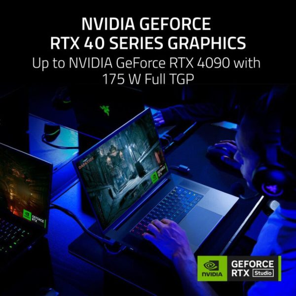 RAZER BLADE 18 RZ09-0509 -I9-14900HX - 32GO - 2TO SSD -18" QHD+ 2.5K - RTX 4090 16GO -RÉTROÉCLAIRÉ – Image 7