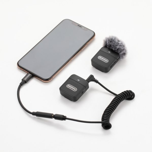 SARAMONIC BLINK100 B1 - MICROPHONE SANS FIL -ULTRA COMPACT - DUAL CHANEL- 1TX + 1RX - 2.4 GHZ- BLACK – Image 12
