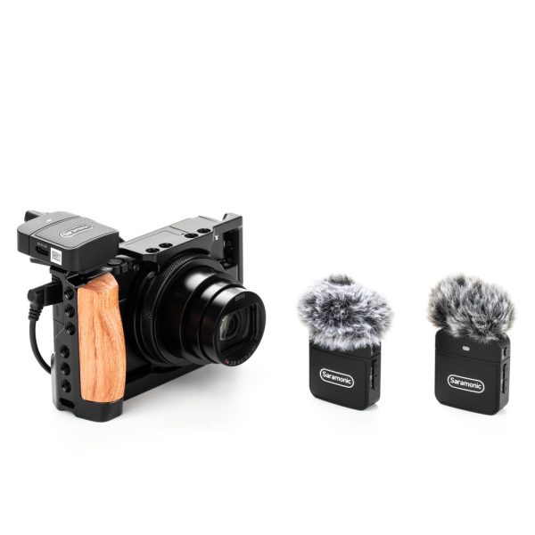 SARAMONIC BLINK100 B2 - MICROPHONE SANS FIL - ULTRA COMPACT - 2TX + 1RX -DUAL CHANEL -2.4GHZ -BLACK – Image 8