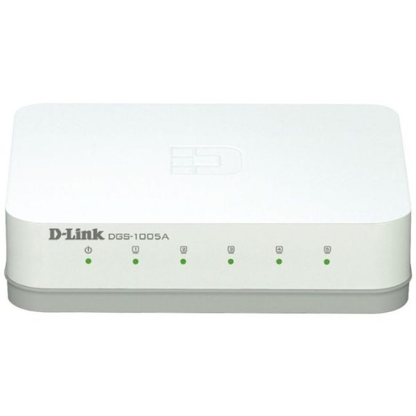 D-LINK DGS-1005A SWITCH DE BUREAU 5 PORTS - GIGABIT 10/100/1000 MBPS - PLUG & PLAY - BOÎTIER COMPACT - ÉCONOMIE D'ÉNERGIE - D-LINK GREEN – Image 2