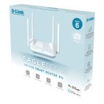 D-LINK EAGLE PRO AX1500 SMART ROUTER R15 - DUAL BAND - WI-FI 6 - AI 5GHZ - OFDMA - GOOGLE & ALEXA