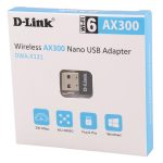 D-LINK DWA-X131 ADAPTATEUR USB NANO WIFI 6 AX300 - 286 MBPS - MU-MIMO - BEAMFORMING - 2.4 GHZ