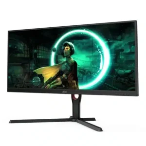 ECRAN AOC U34G3X ULTRAWIDE - 34 INCH - IPS 144HZ - WQHD - HDR10 - 1MS - 3440 X 1440 - FreeSync -NOIR