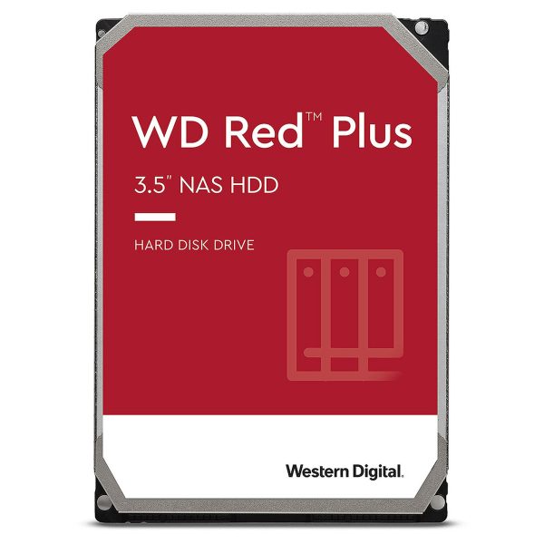 WD 8TB RED PLUS NAS - WD80EFAX - 3,5" - SATA 6 Go/s - 5400 TMP - 256 Mo - HDD