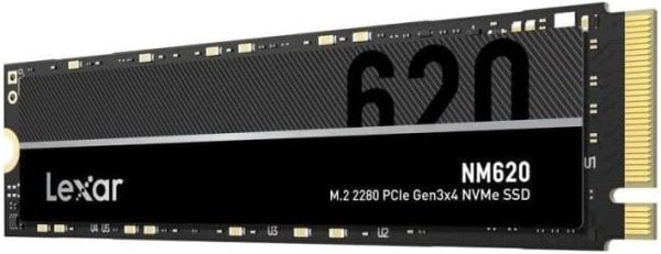 LEXAR NM620 512Go - SSD M.2 - Disque Dur interne - NVMe - jusqu'à 3500 Mo/s