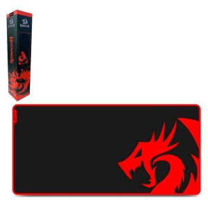 TAPIS DE SOURIS REDRAGON KUNLUN RED P006A L - GAMING & PROFESSIONNEL MOUS PAD - 80 X 40 Cm - NOIR