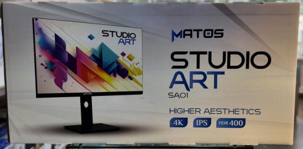 ECRAN MATOS STUDIO ART SA01 - 27 INCH 4K IPS 1MS - HDR 400 163 PPI - DCI-P3 - USB Type-C 65 W - NOIR – Image 3