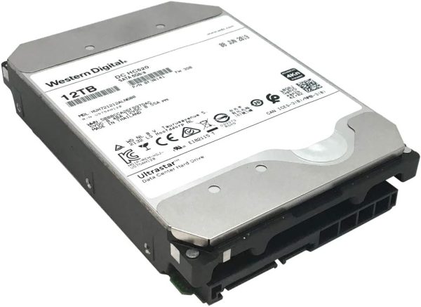 WD Ultrastar DC HC520 - 12TB Disque dur serveur 3.5" 12 To 7200 RPM 256 Mo SATA 6Gb/s