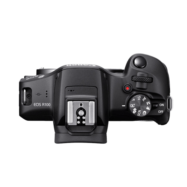 CANON EOS R100 Hybride Mirroless 24.1MP +1 Objectif RF-S 18-45mm f 4.5-6.3 \ RF-S 55-210m F5-7.1 – Image 2