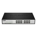 D-LINK SWITCH 16 PORT GIGABIT DGS-1016C - PLUG N PLAY - 1000 MBPS - MDI/MDIX - 9,3 WATTS - 32GBPS -