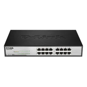 D-LINK SWITCH 16 PORT GIGABIT DGS-1016C - PLUG N PLAY - 1000 MBPS - MDI/MDIX - 9,3 WATTS - 32GBPS -