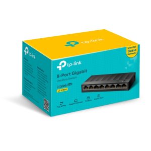 TP-LINK LS1008G Switch de bureau 8 ports Gigabit - 10/100/1000 Mbps