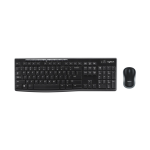 LOGITECH MK270 SILENT - ENSEMBLE SOURIS ET CLAVIER SANS FIL - SILENT TOUCH - USB - PILE AA - BLACK