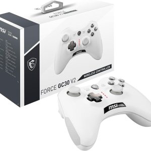MSI FORCE GC30 V2 - MANETTE SANS FIL - COMPATIBLE PC - ANDROID - CONSOLES - DIRECTIONNELLE - BLANCHE