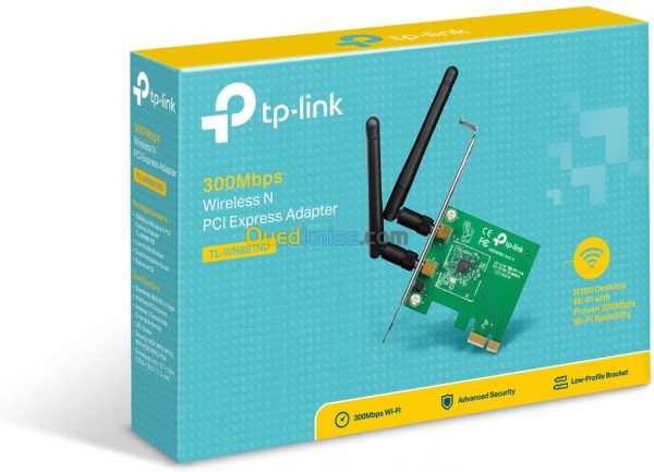 TP-LINK CARTE RÉSEAU TL-WN881ND PCI WI-FI 2 ANTENNE 300MBPS