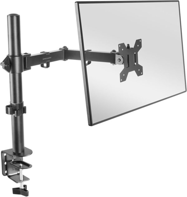 MARS GAMING MARM1 - SUPPORT POUR UN ÉCRAN - 13" à 27" - rotation 360 - BRAS MÉTALLIQUE - 6 KG -BLACK – Image 5