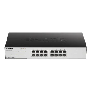 D-LINK SWITCH 16 PORT GIGABIT DGS-1016C - PLUG N PLAY - 1000 MBPS - MDI/MDIX - 9,3 WATTS - 32GBPS -