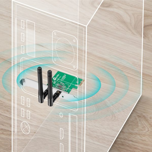 TP-LINK CARTE RÉSEAU TL-WN881ND PCI WI-FI 2 ANTENNE 300MBPS – Image 6