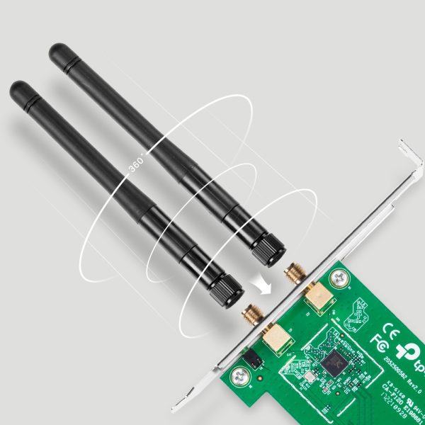 TP-LINK CARTE RÉSEAU TL-WN881ND PCI WI-FI 2 ANTENNE 300MBPS – Image 5