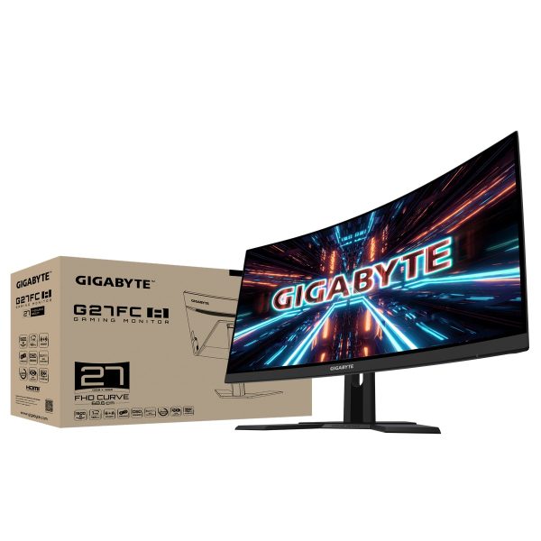 GIGABYTE G27FC A - GAMING MONITEUR - 27" CUREVED - 165Hz - 1Ms - FHD - DALL VA - HDMI 1XDP2.2 -NOIR – Image 9