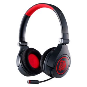 Tt eSPORTS by THERMALTAKE CRONOS GO Casque Gamer LED ultra léger avec microphone rétractable