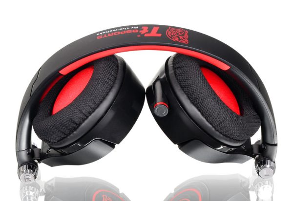 Tt eSPORTS by THERMALTAKE CRONOS GO Casque Gamer LED ultra léger avec microphone rétractable – Image 6