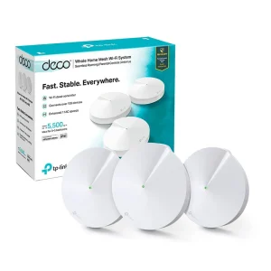 TP-LINK DECO M5 AC1300 3 PACK - WIFI 5 - ROUTEURS SANS FIL - DUAL-BAND - MESH - 5 GHZ - 400M - WHITE