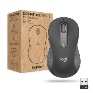Logitech Signature M650 L - Souris Sans Fil & Bluetooth - Graphite -