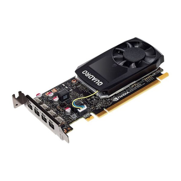 HP NVIDIA QUADRO P1000 - GDDR5 4GB 4K - DISPLAYPORT 1.4 - LOW PROFILE - PCIE 3.0 - BLACK – Image 2