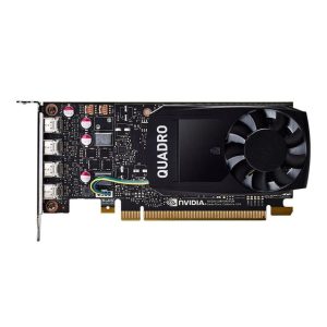 HP NVIDIA QUADRO P1000 - GDDR5 4GB 4K - DISPLAYPORT 1.4 - LOW PROFILE - PCIE 3.0 - BLACK