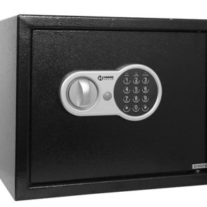 COFFRE FORT SE-S30EV - ACIER DURABLE - 40x32x32 cm - PANNEAU ÉLECTRONIQUE - SÉCURITÉ MAXIMALE -NOIR