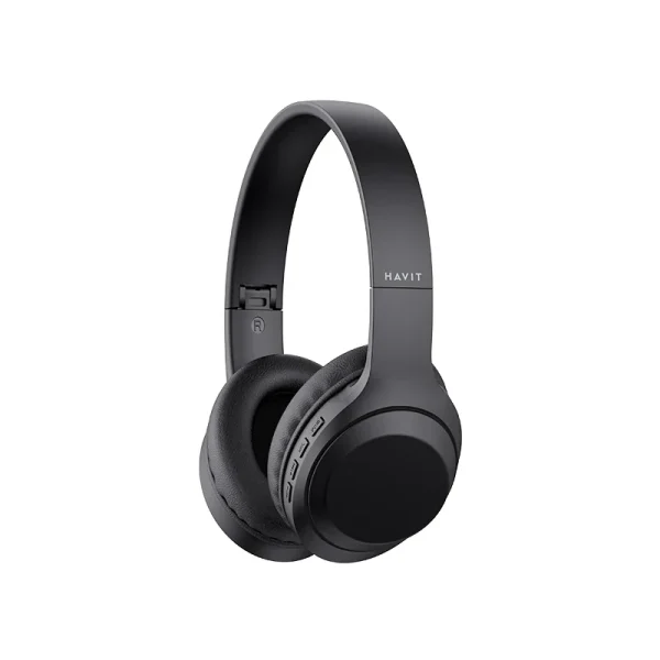 HAVIT H628BT - CASQUE BLUETOOTH SANS FIL - AUDIO STÉRÉO - MICRO INTÉGRÉ - PLIABLE - NOIR – Image 2