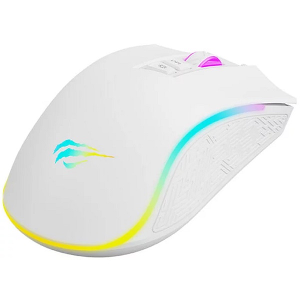 HAVIT GAMENOTE MS1034 - SOURIS GAMING FILAIRE RGB - 6 BOUTONS PROGRAMMABLES - 7200 DPI - ERGO - NOIR – Image 3