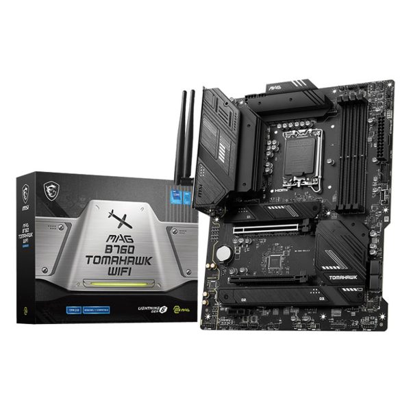 MSI MAG B760 TOMAHAWK WIFI DDR5 - ATX SOCKET 1700 - INTEL B760 - 4X DDR5 - M.2 PCIE 4.0 - USB 3.2-
