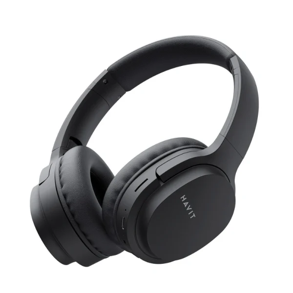HAVIT I62 - CASQUE BLUETOOTH SANS FIL V5.3 - AUDIO STÉRÉO - MICRO INTÉGRÉ - DESIGN PLIABLE - NOIR – Image 2