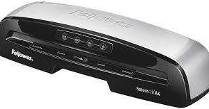 FELLOWES PLASTIFIEUSE SATURN A4 - A5 BADGES - HEATGUARD - CHAUD & FROID - 125 MICRONS - 1MM - 480W -
