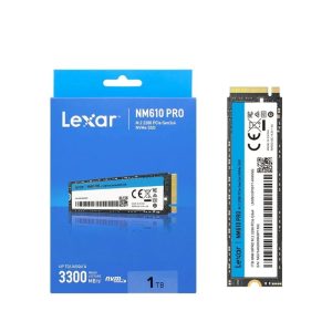LEXAR NM610 PRO 1TB - SSD M.2 NVME - PCIE 3.0 GEN3X4 - 3300 MO/S - PC PORTABLE & BUREAU - BLACK