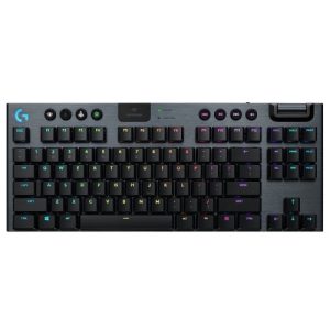 LOGITECH G915X LIGHTSPEED TKL - CLAVIER GAMING MECHANIQUE SANS FIL - LOW PROFILE TACTILE - QWERTY - RGB LIGHTSYNC - FORMAT TENKEYLESS - NOIR