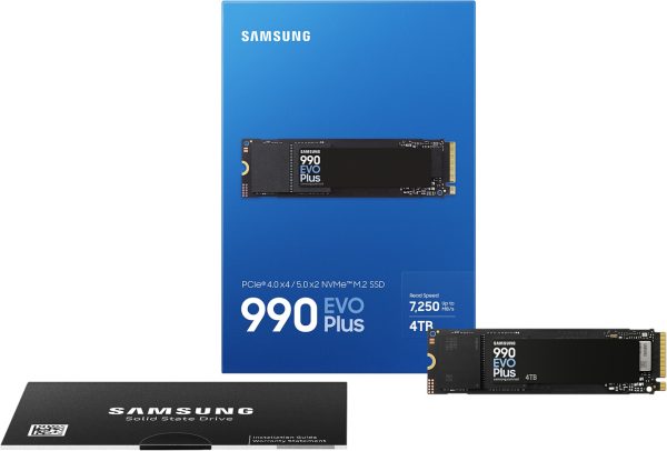 SSD SAMSUNG 990 EVO PLUS - 4TO - NVME PCIe 4.0 - GEN 4 - M.2 2280 - 7250MO/S LECTURE - BLACK – Image 3