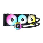 CORSAIR iCUE H150 RGB - WATERCOOLING AIO 360MM - 3 VENTILATEURS 120MM - RGB - NOIR