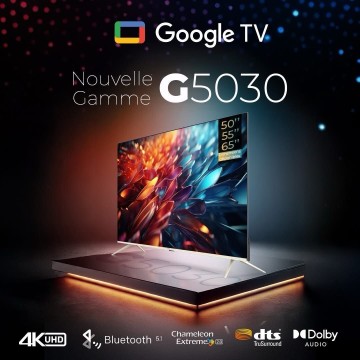 TV IRIS 60" G5030 - 4K UHD - GOOGLE TV - ANDROID - BELUTOOTH - EYE CARE - DOLBY AUDIO - GOOGEL CAST – Image 3